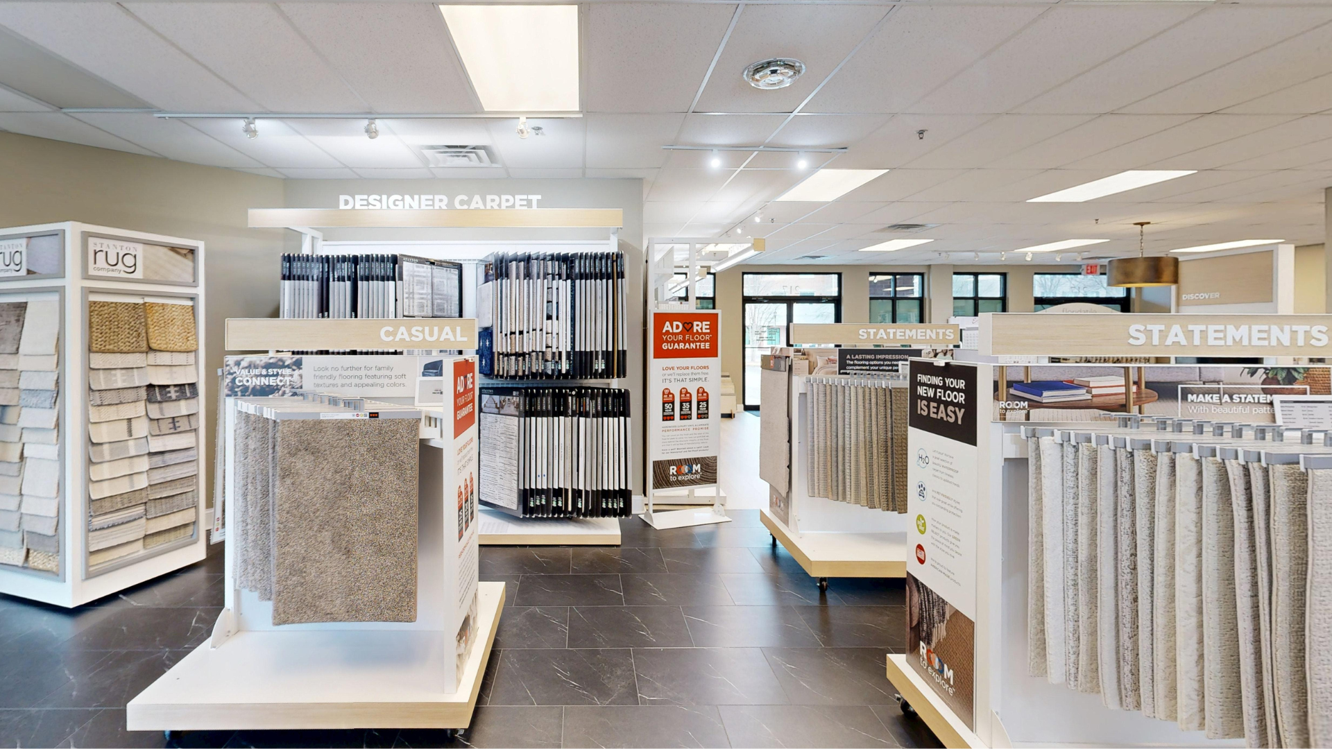 Carpet flooring swatch 