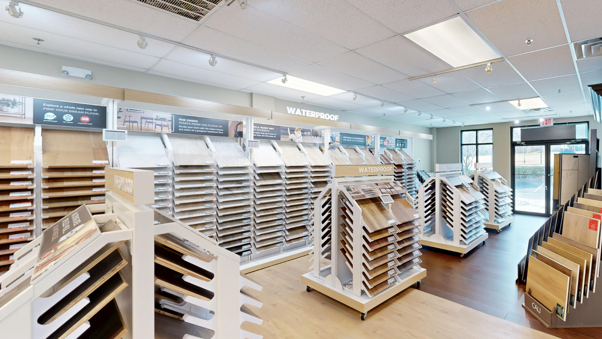 Laminate flooring swatch