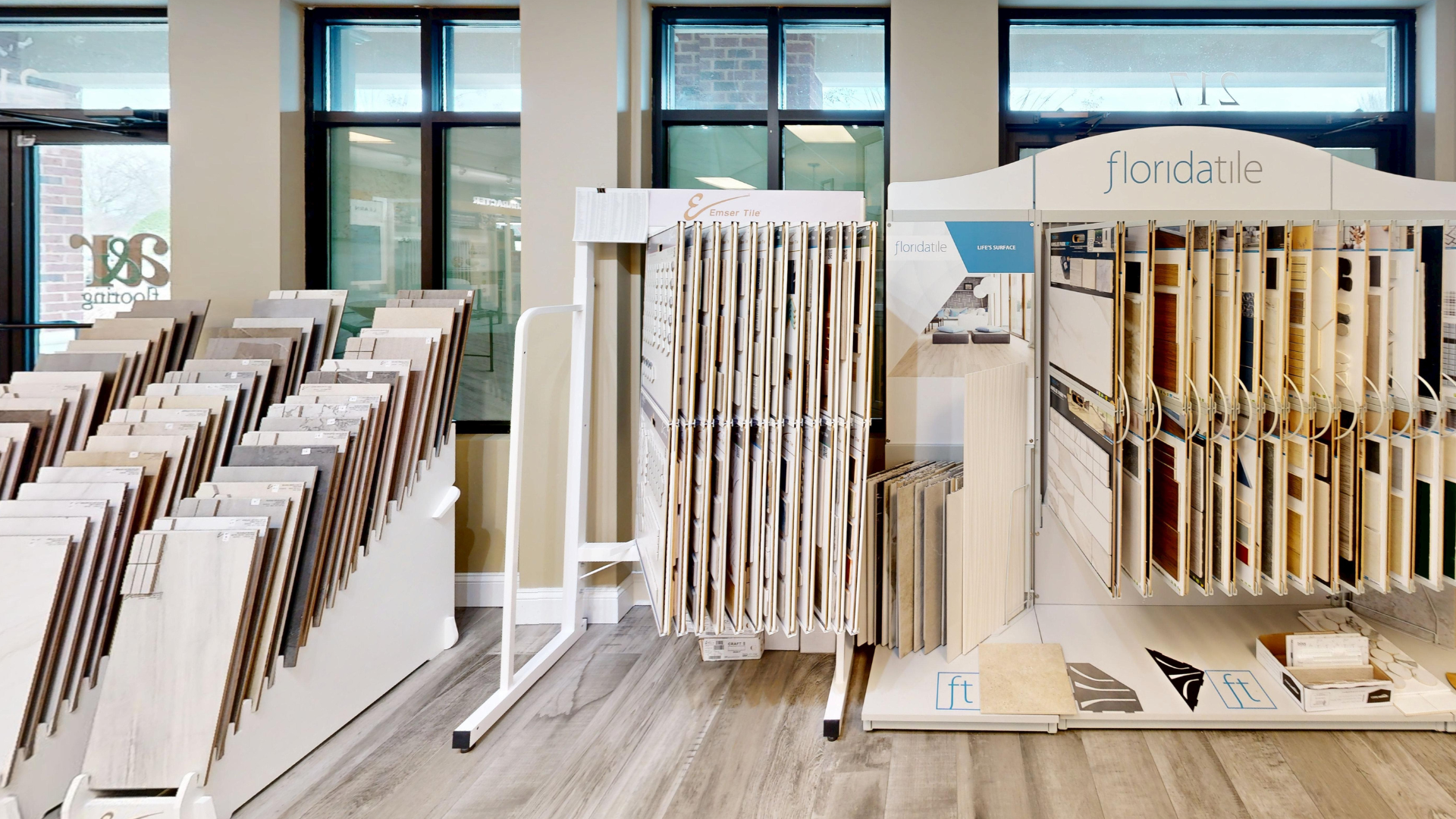 Tile flooring swatch